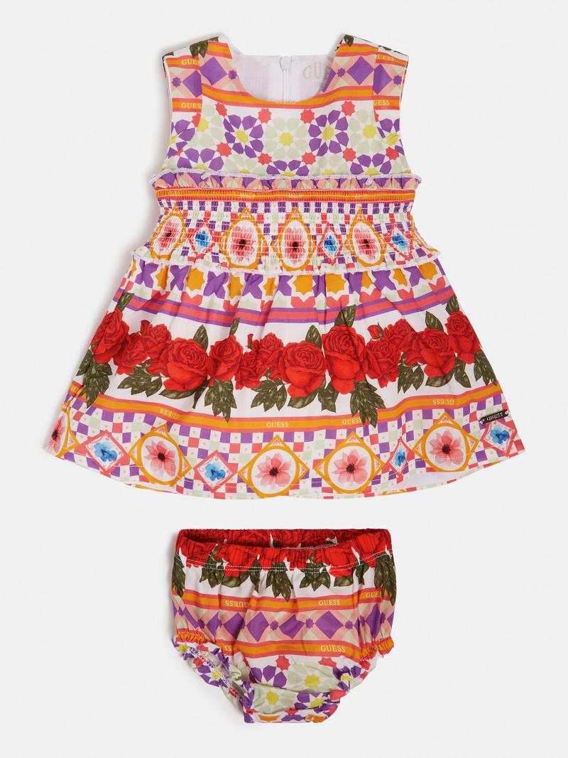 SET POPELINE SL DRESS+PANTIES 