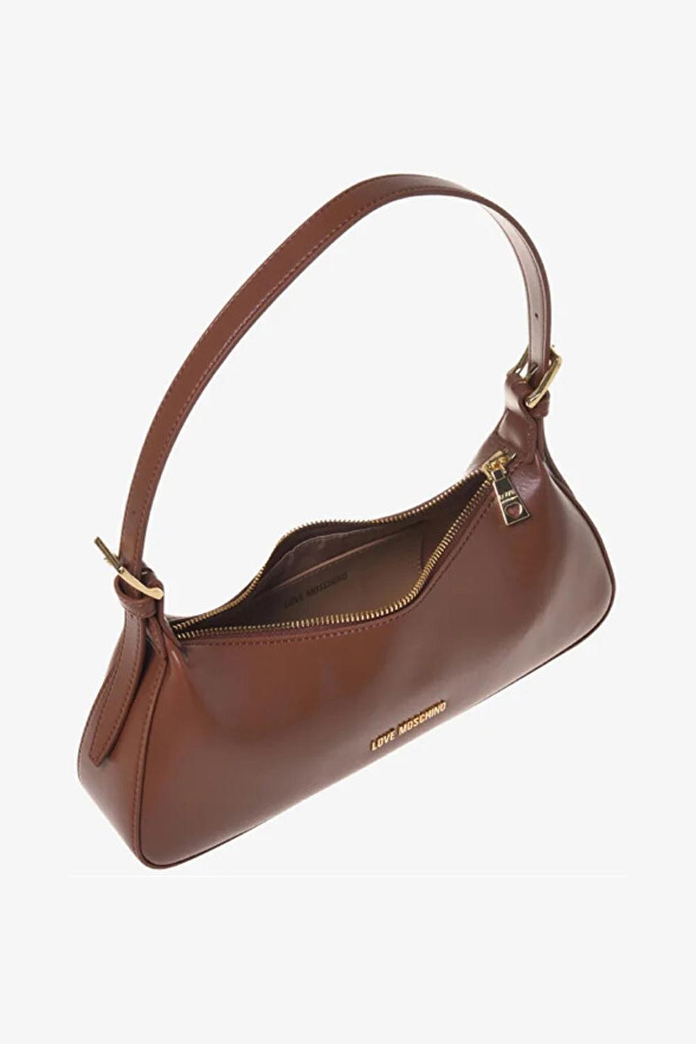 BORSA PU MARRONE 