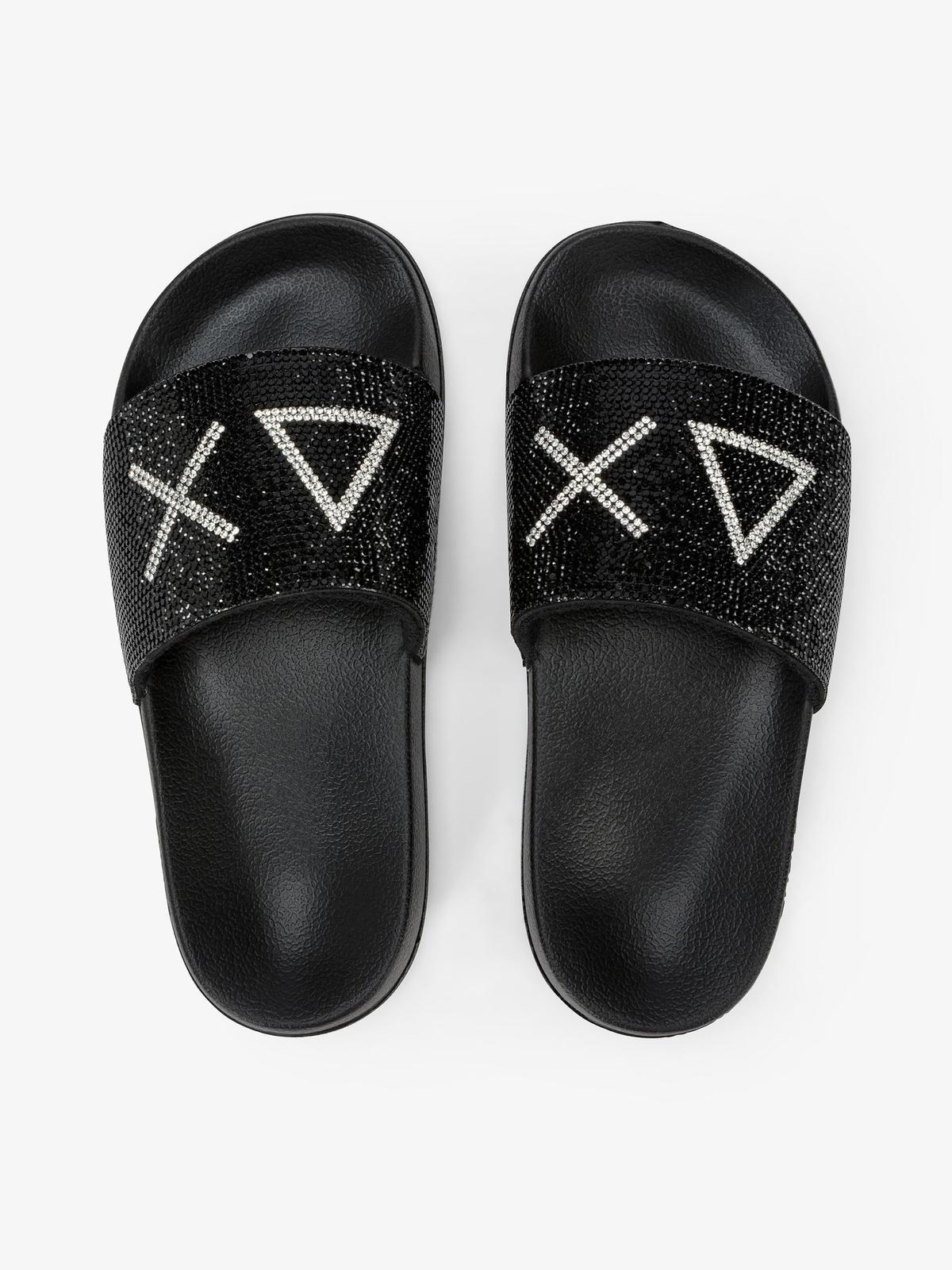 GIRL'S SLIPPERS STRASS LOGO (TEEN) 