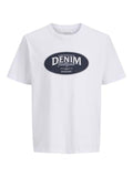 JACK AND JONES JJEDOVER DENIM TEE SS O-NECK SN