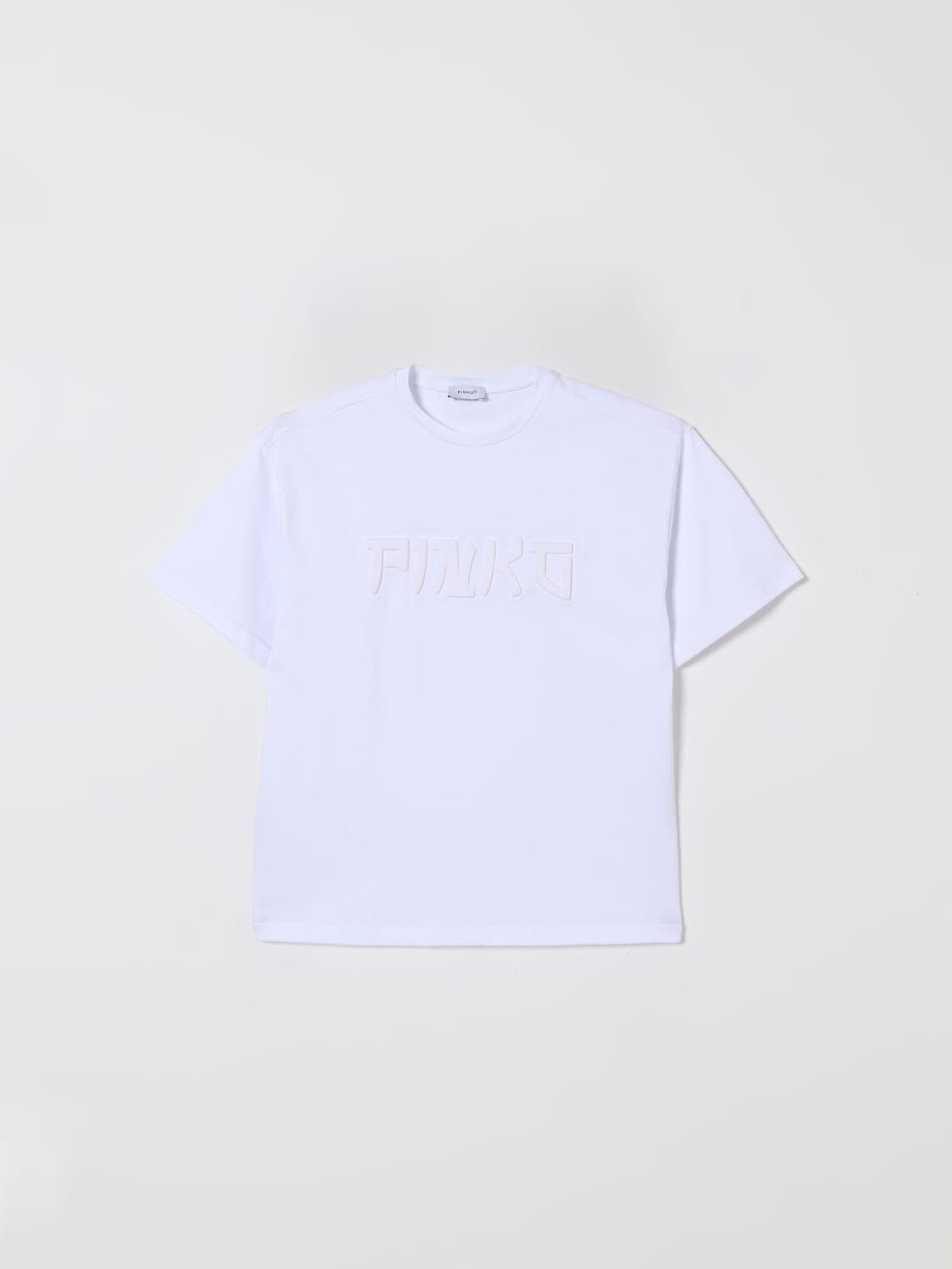 T-SHIRT MANICA LUNGA CON STAMPA CUORE PINKO 