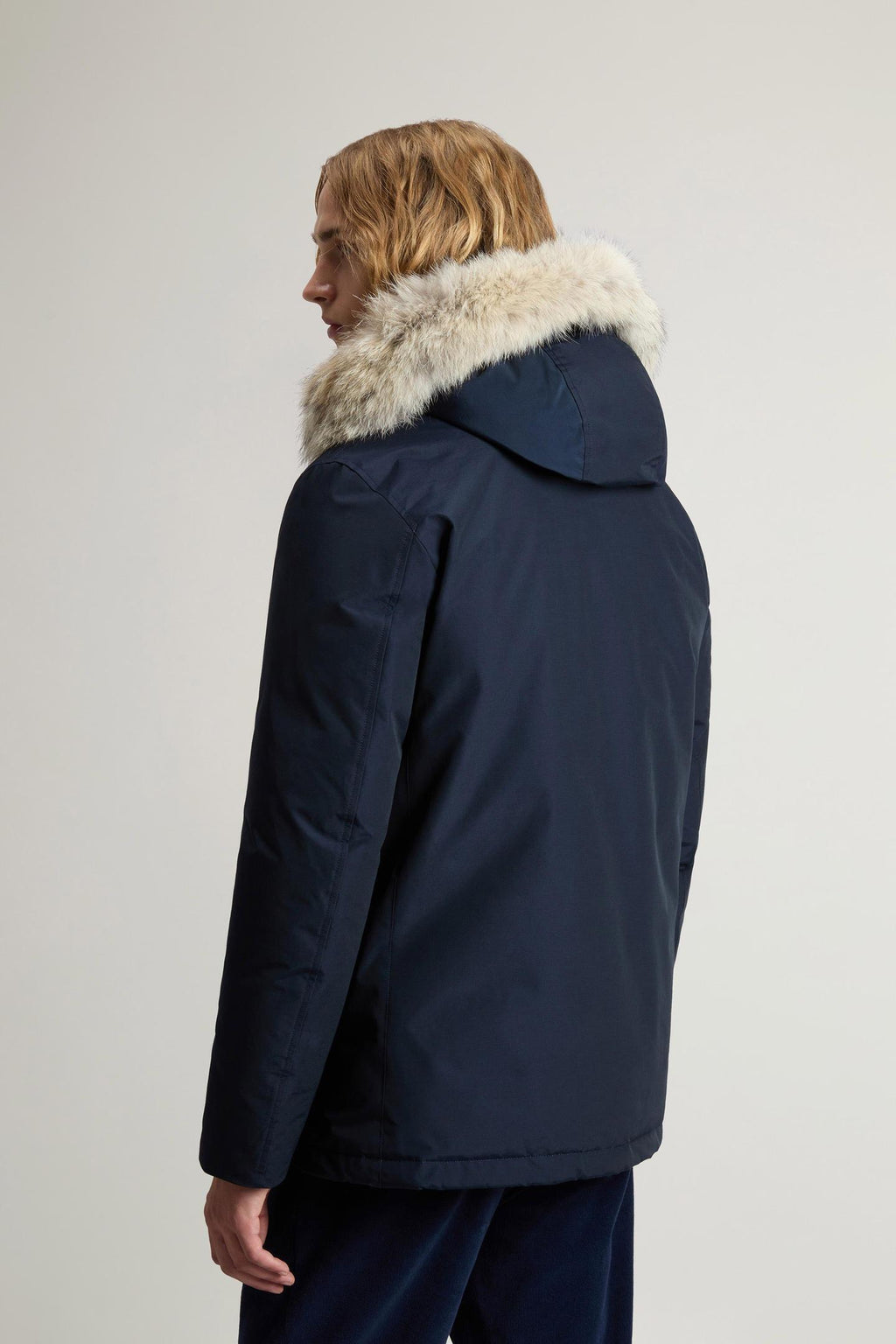 ARCTIC DETACHABLE FUR ANORAK CFWOOU0484MRUT0001/MLB WOOLRICH
