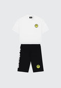 SET BOXY JERSEY  T-SHIRT/STRETCH  CYCLIST  GIRL 