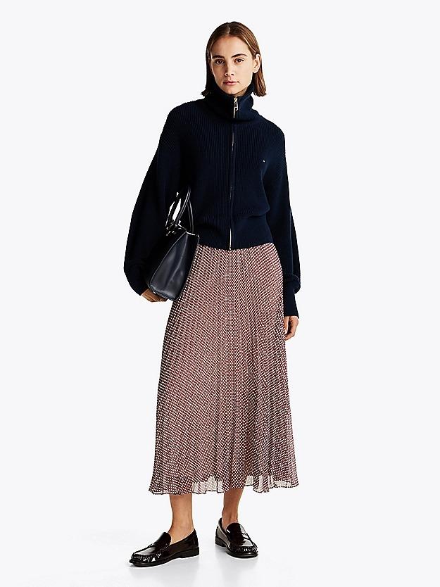 RUFFLE SUNRAY PLEATE WW0WW43883/09Z TOMMY HILFIGER