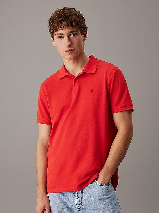 SS MONOGRAM PIQUE PO LV040EM269/TNC CALVIN KLEIN JEANS