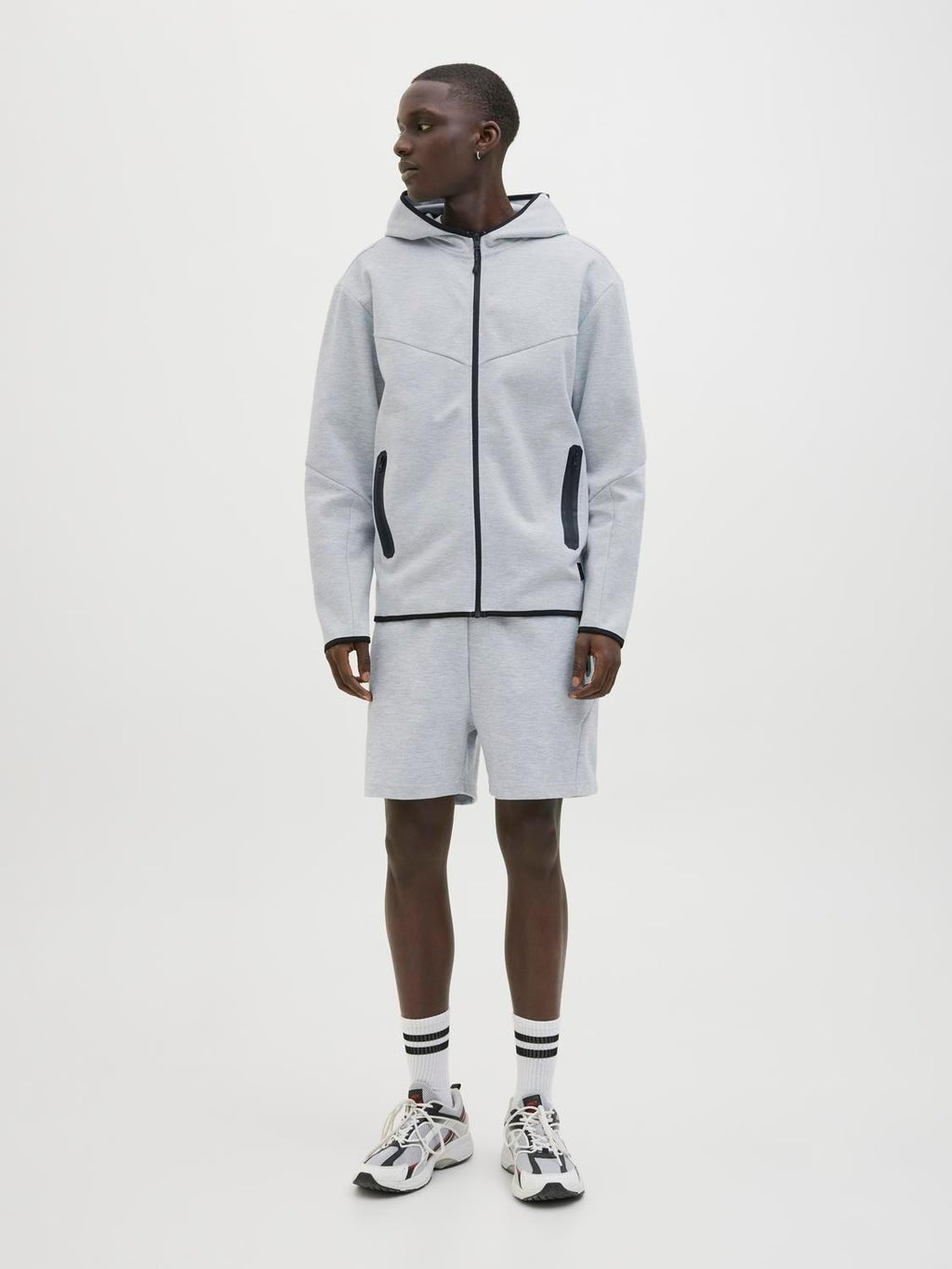 12273304/Light Grey Melange JACK AND JONES