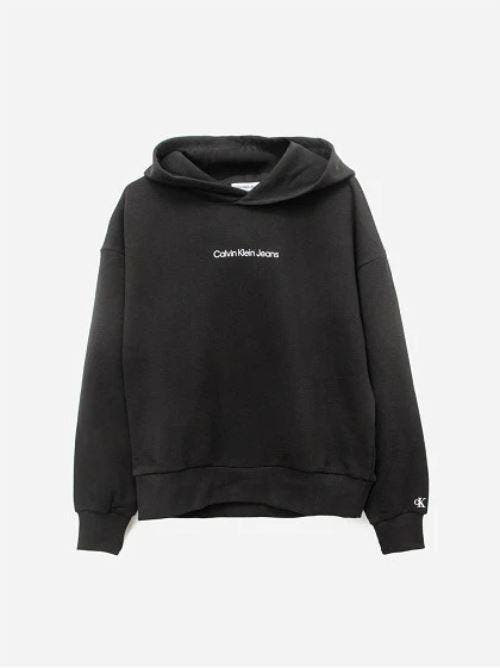 CKJ LOGO BOXY HOODIE 