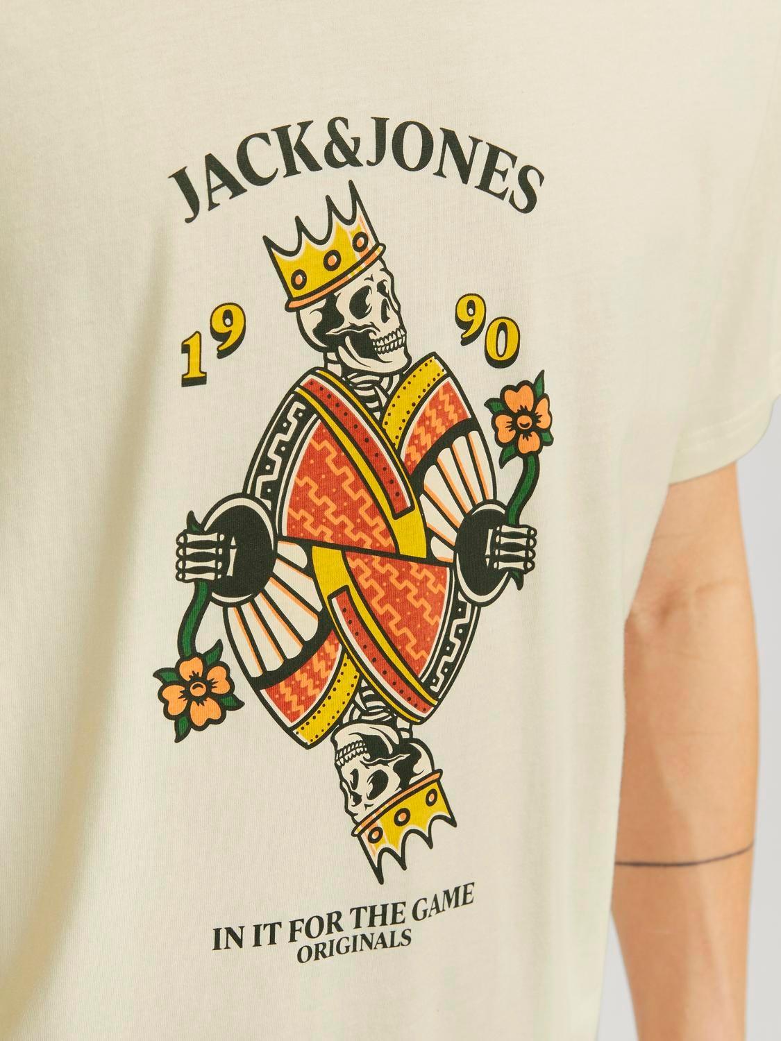 12272966/Antique White JACK AND JONES