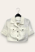 Cotton crop jacket
