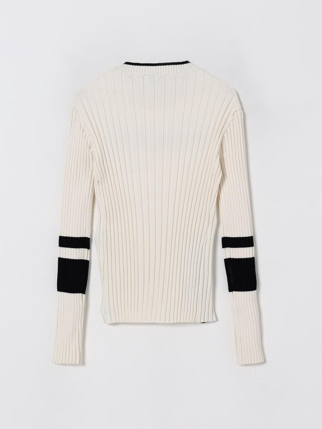 GIROCOLLO TRICOT CON LOGO E DETTAGLI JACQ CONTR 