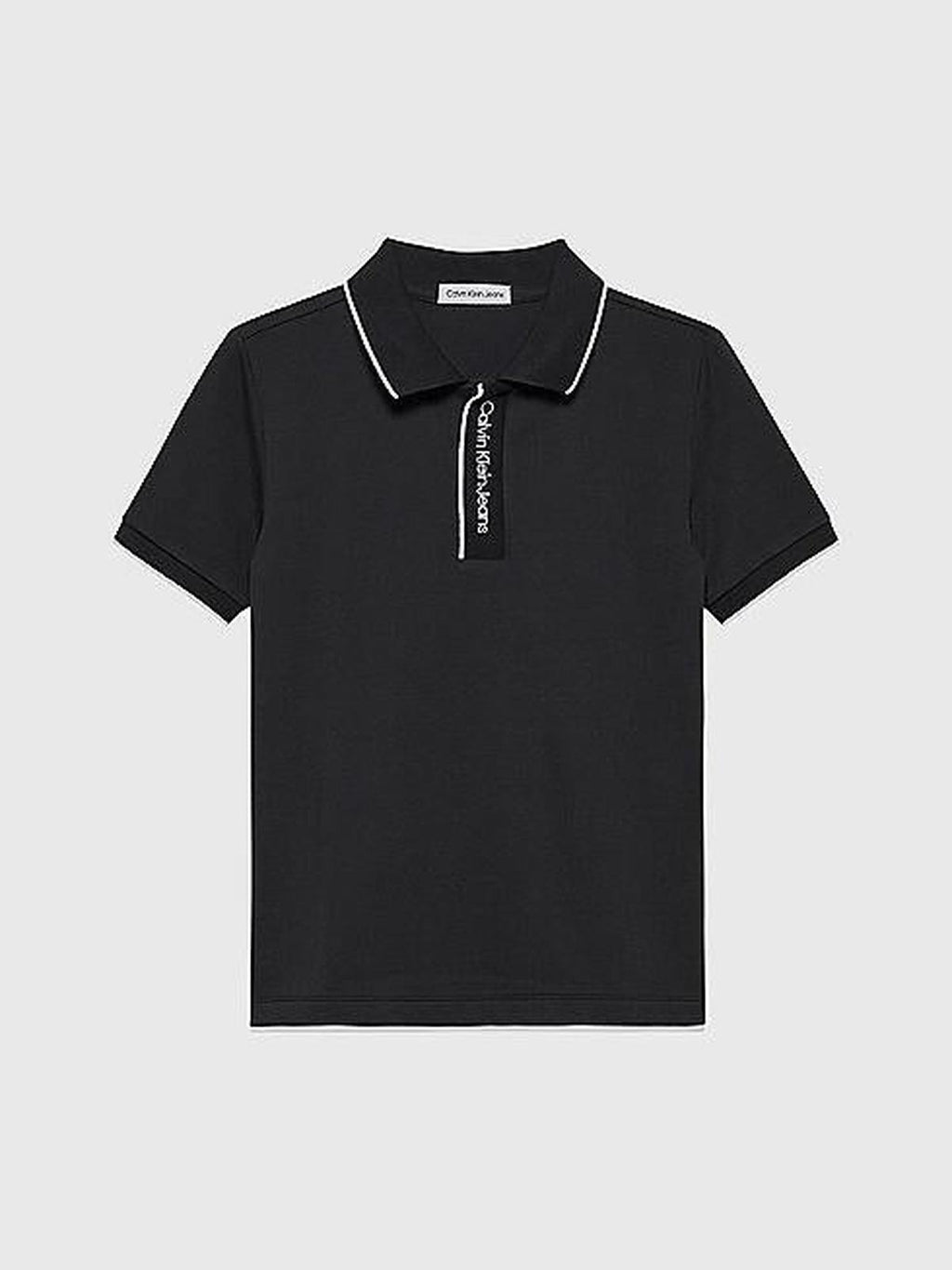 INTARSIA LOGO PIQUE POLO 