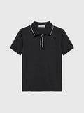 INTARSIA LOGO PIQUE POLO 