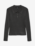 VERO MODA VMSILJERIB LS POLONECK PULLOVER NOOS