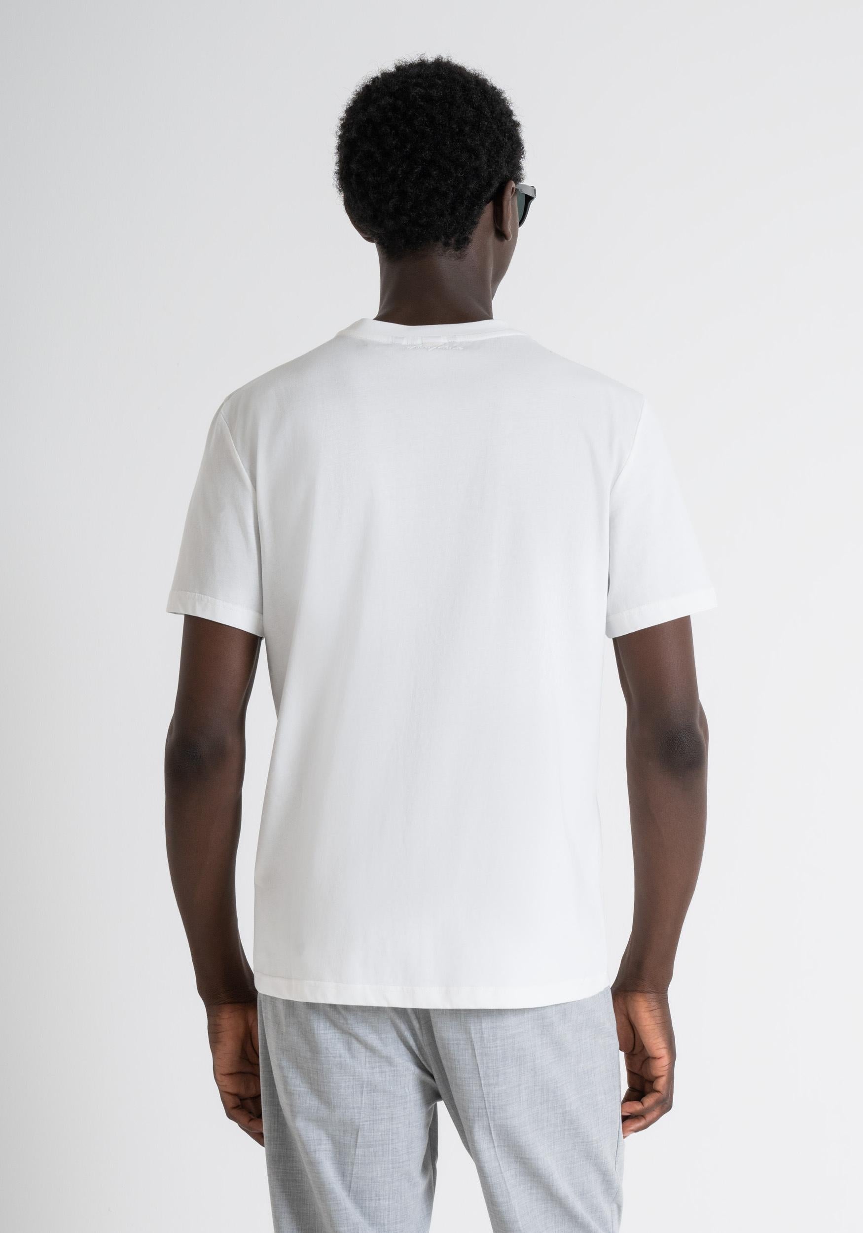 T-SHIRT REGULAR FIT IN COTONE 