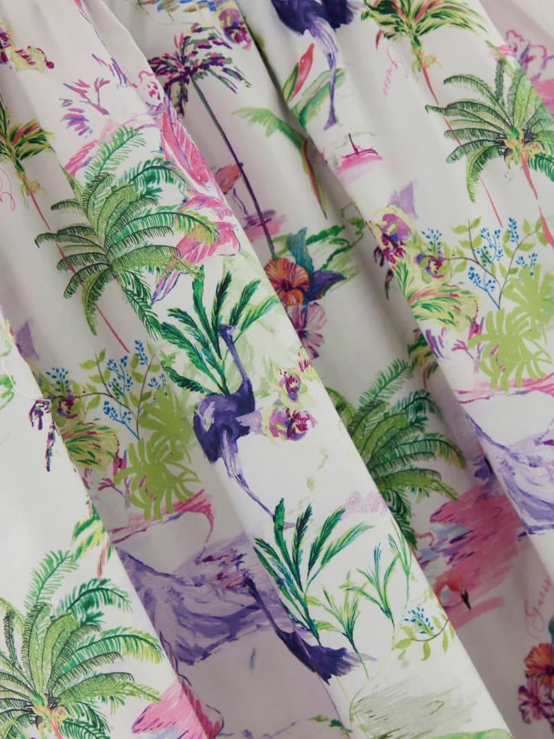 MIXED FABRIC SL DRESS 