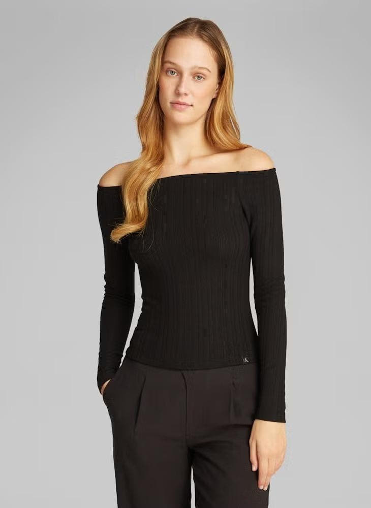 WARM TEXTURE RIB BAR J20J224992/BEH CALVIN KLEIN JEANS