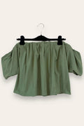 LOVEme Top a fascia con manica a palloncino