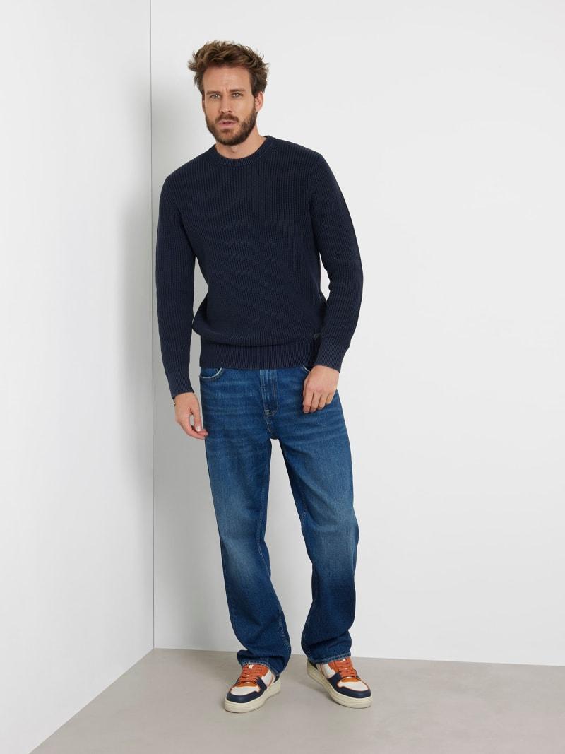 DELMAR CN LS WASHED RIBBED SWT 