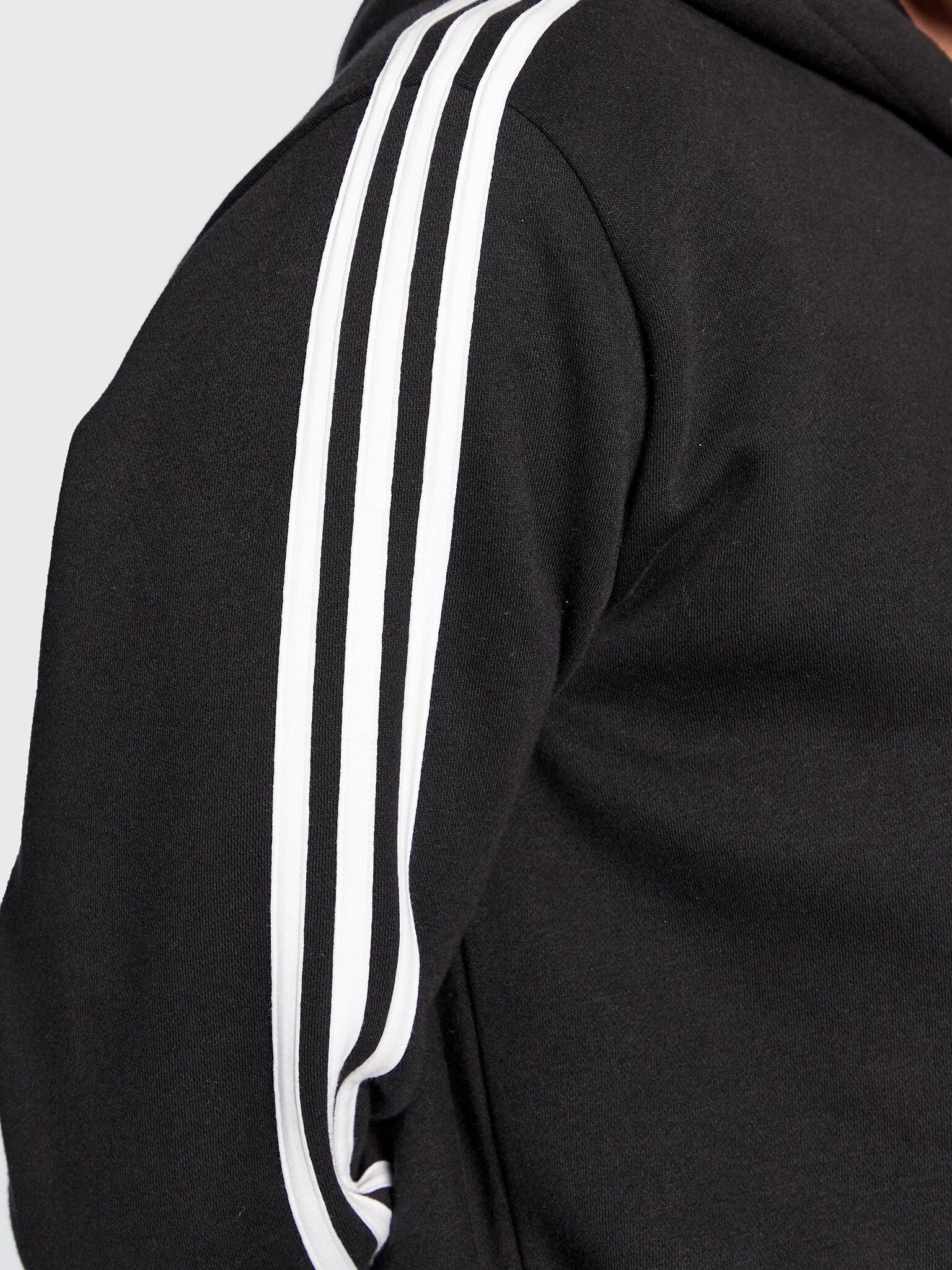 3-STRIPES HOODY     BLACK 