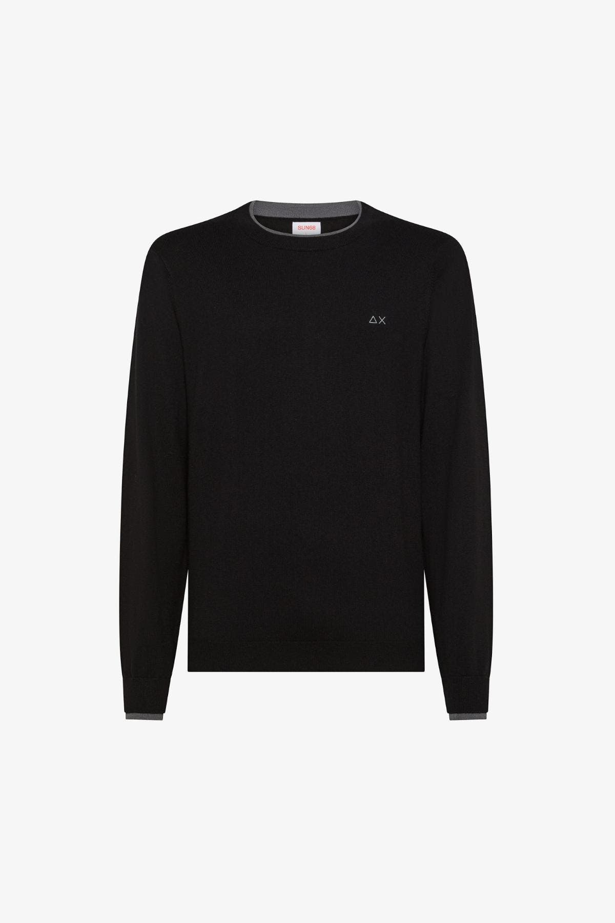ROUND SWEATER DOUBLE RIB L/S 