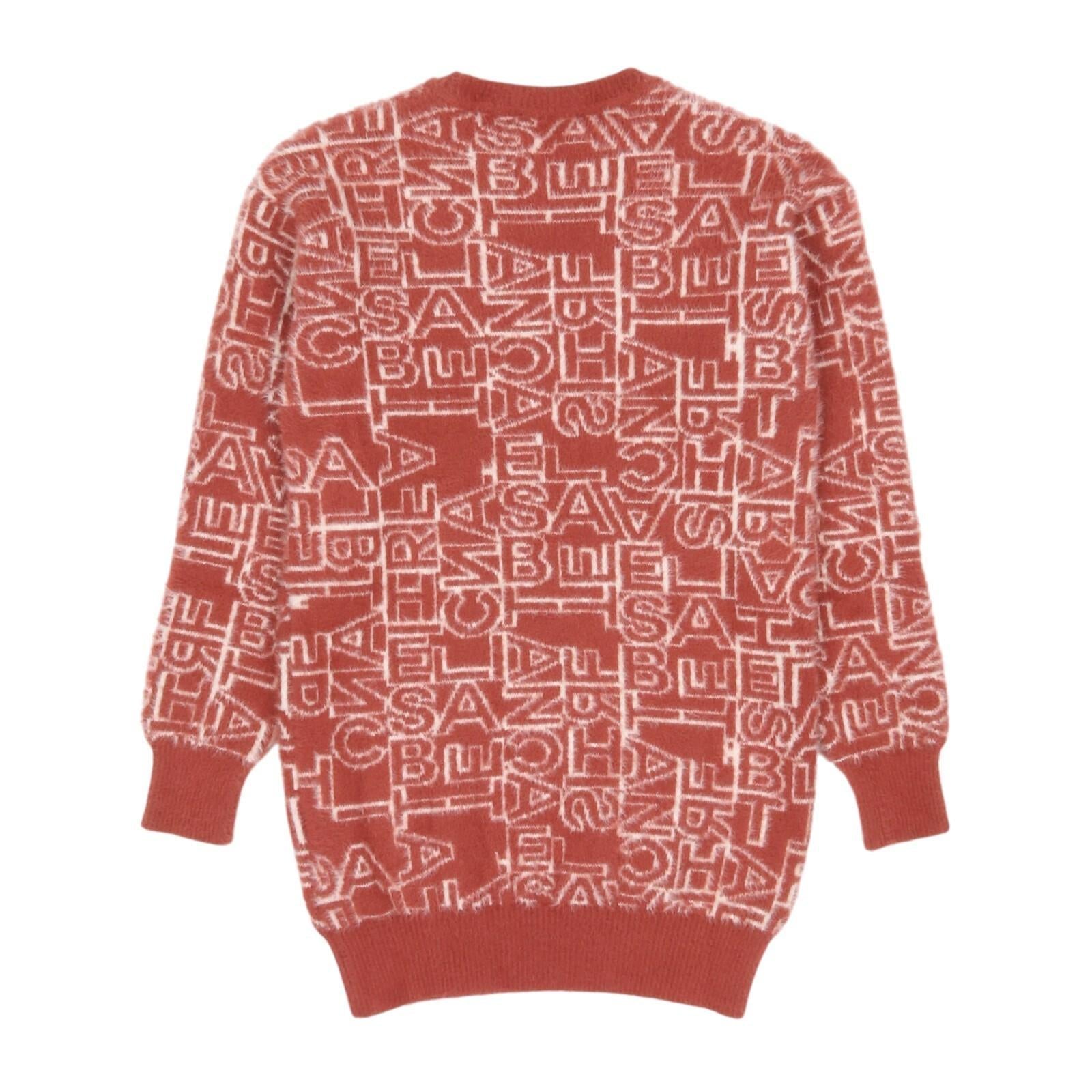 ABITO TRICOT JACQUARD LETTERING EFAB541 C FL201/D531 ELISABETTA FRANCHI La Mia Bambina