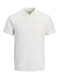 JACK AND JONES JJHILL KNIT SPLIT NECK SS26