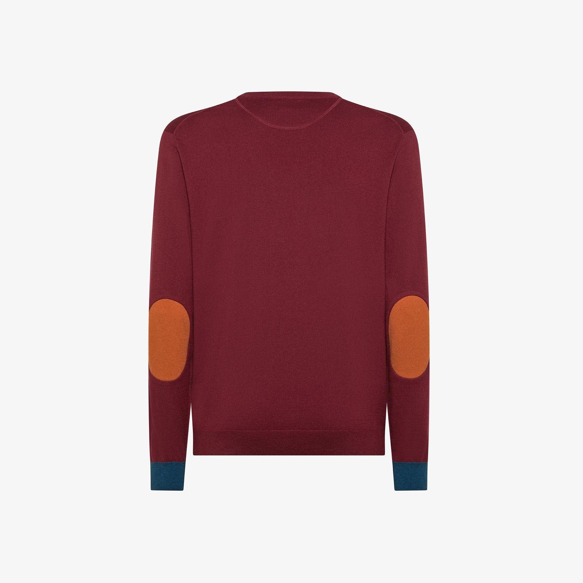 SWEATER ELBOW CONTRAST L/S 
