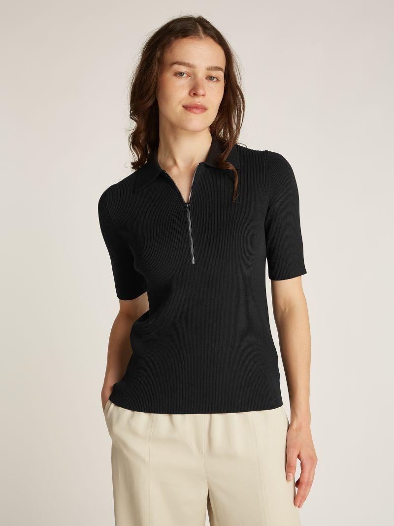 ICONIC RIB ZIP SWEAT K20K208105/BEH CALVIN KLEIN