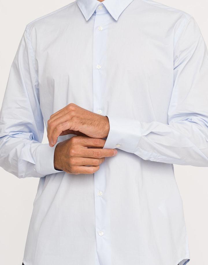 CAMICIA SLIM STRETCH MILANO M000P201MILANO/SKY BLUE 08 LIU JO