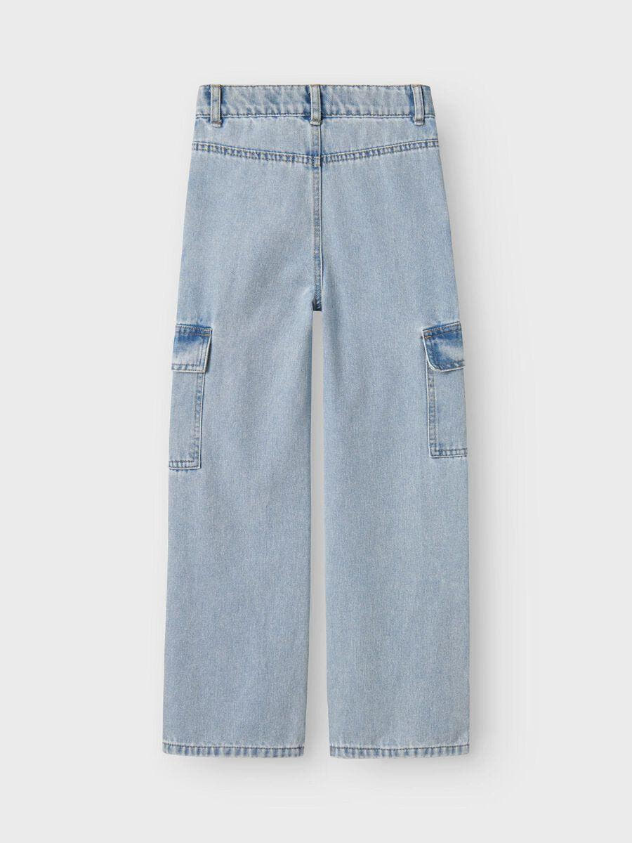 13220709/Light Blue Bleached Denim NAME.IT
