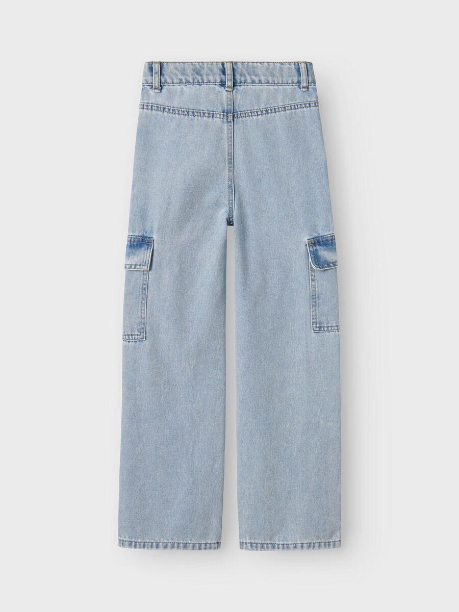 13220709/Light Blue Bleached Denim NAME.IT