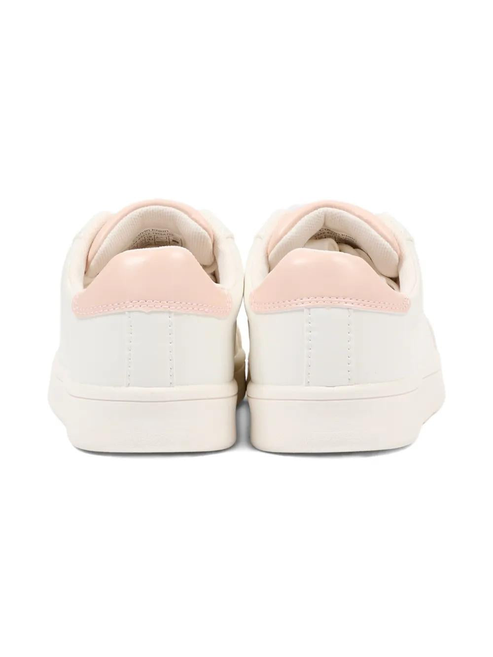 SNEAKER BASSA ALLACCIATA OFF WHITE/NUDE 