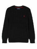 RALPH LAUREN LS CABLE CN-TOPS-SWEATER