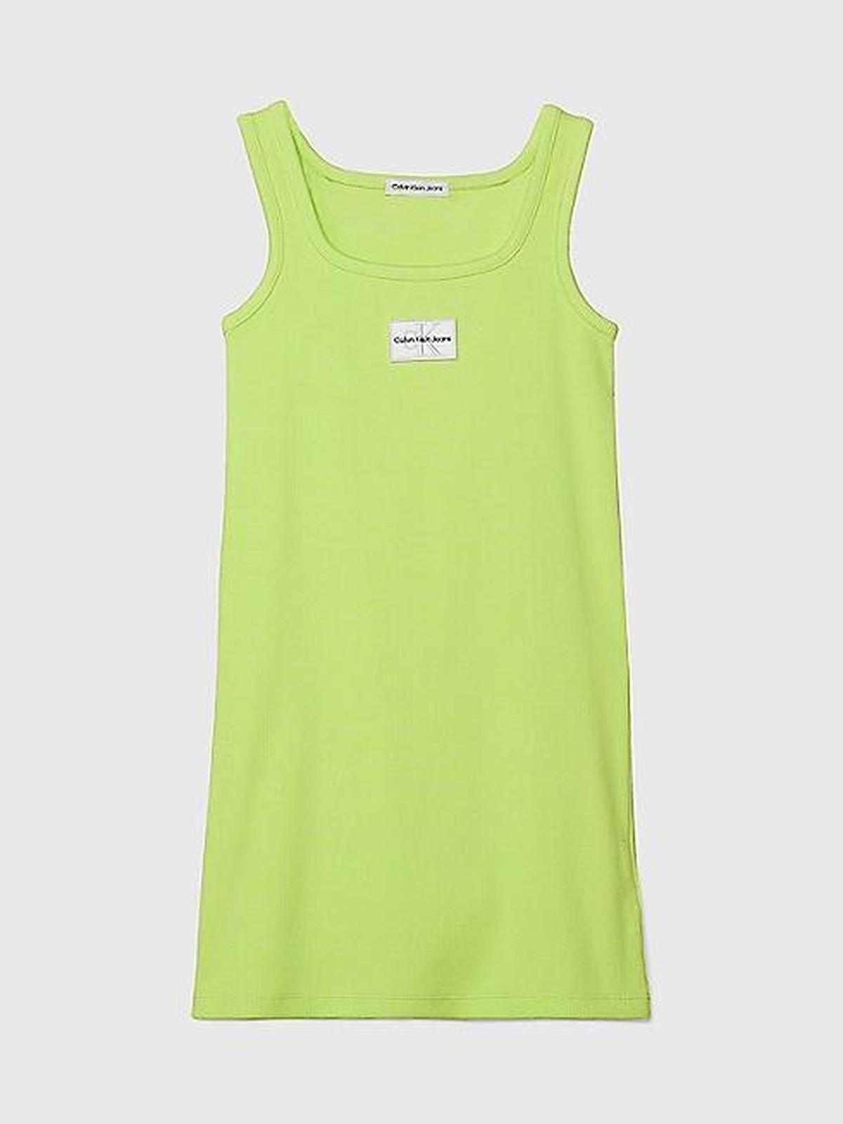 RIB BADGE SQUARE NECK TANK DRE 