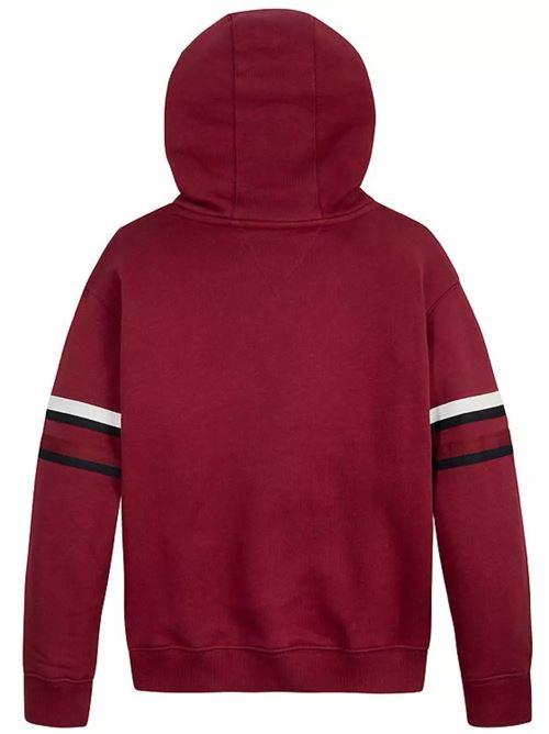 GLOBAL STRIPE MONOGRAM HOODIE 