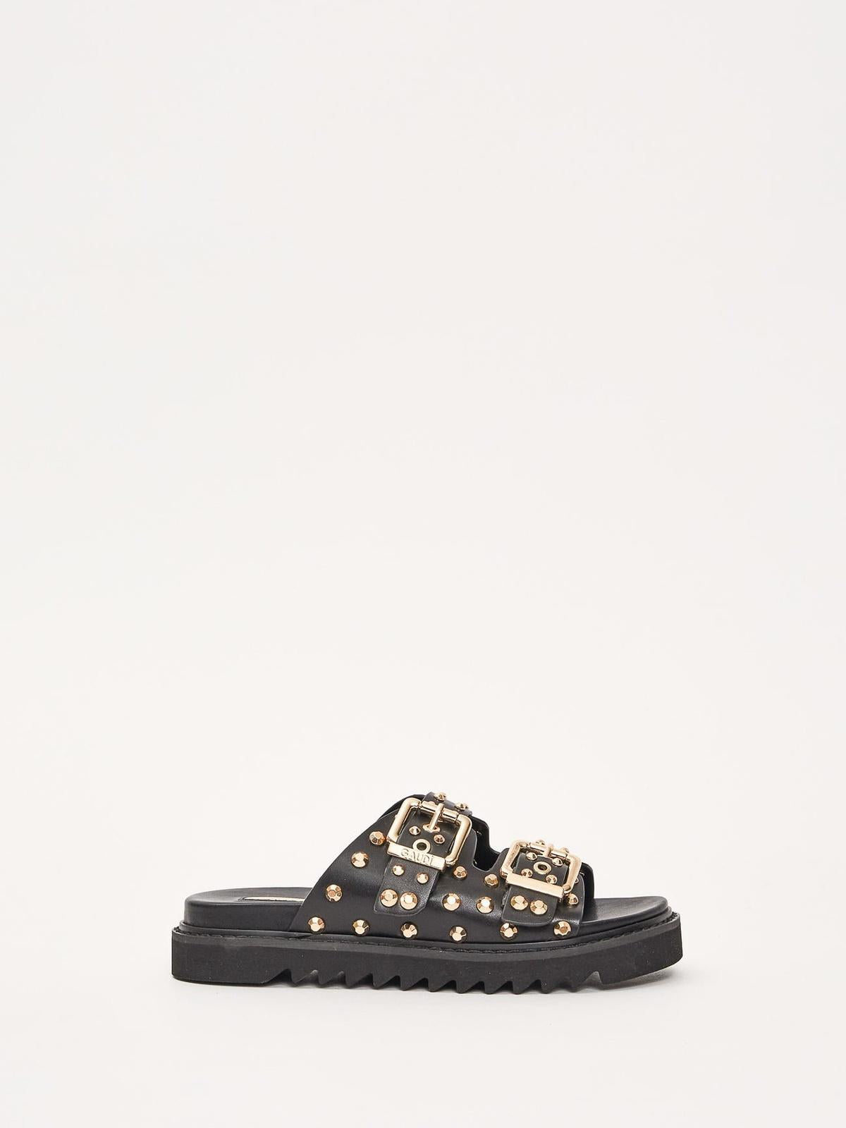 SANDALO FLAT BORCHIE GABEL SWISH 