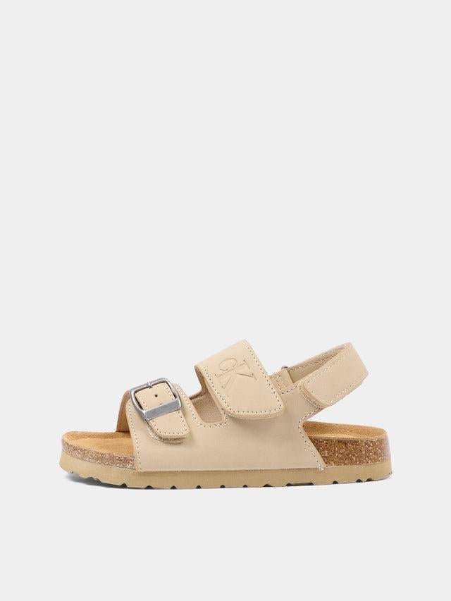 SANDALO VELCRO NERO 