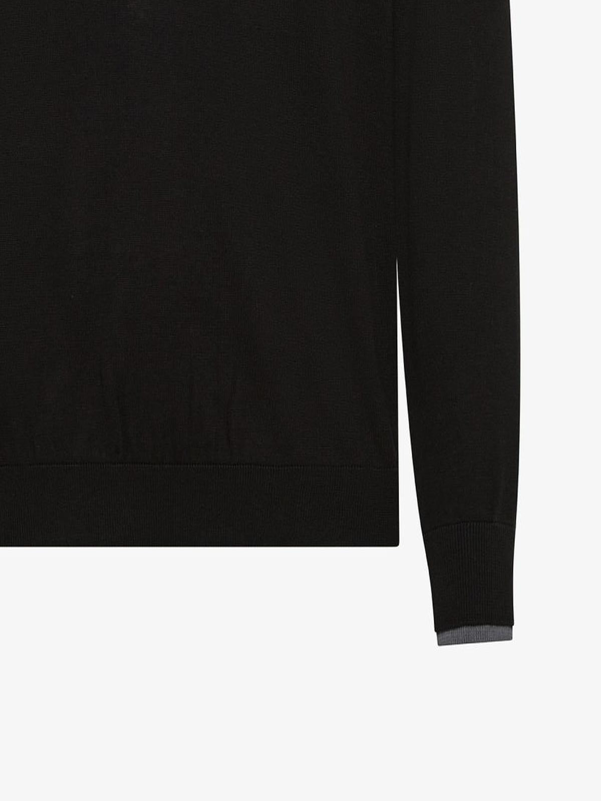SWEATER NECK DOUBLE RIB L/S 