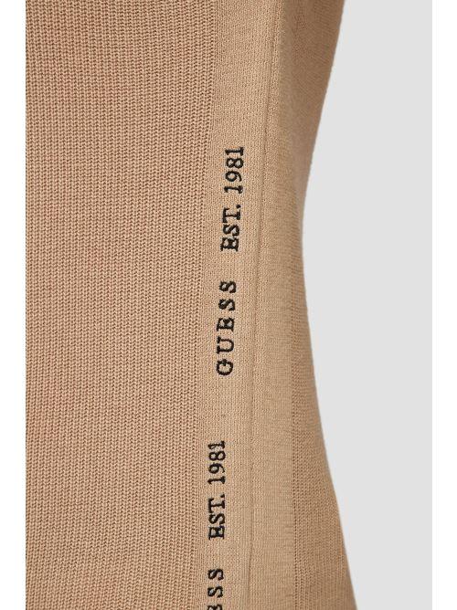 YAEL LS CN RIBBED EMBROIDERED 