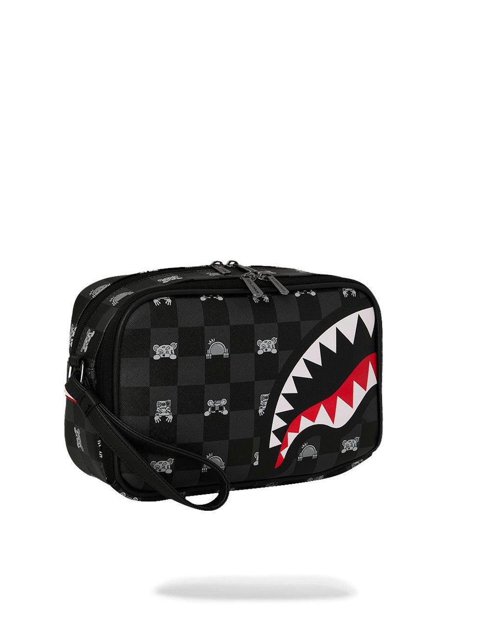 GRAY PEEKING CHARACTER CHECK<BR/>TOILETRY BRICK 