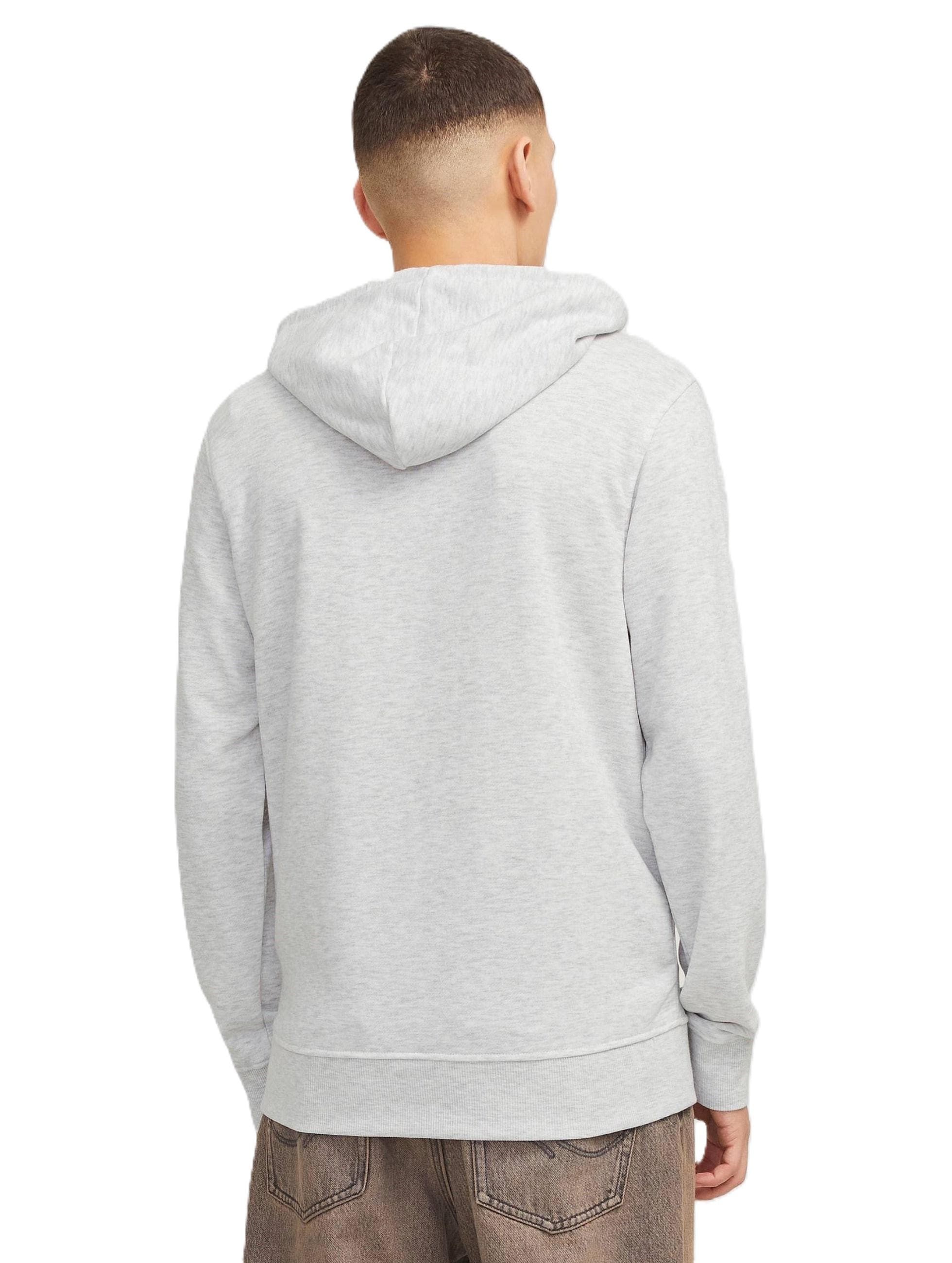12269353/White Melange JACK AND JONES