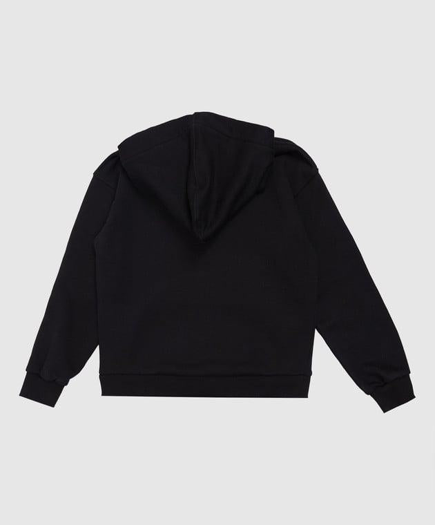 BEAR IN THE POCKET BLACK OVER HOODIE 
