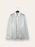 LOVEme Camicia con rouge in tulle e manica ricamata