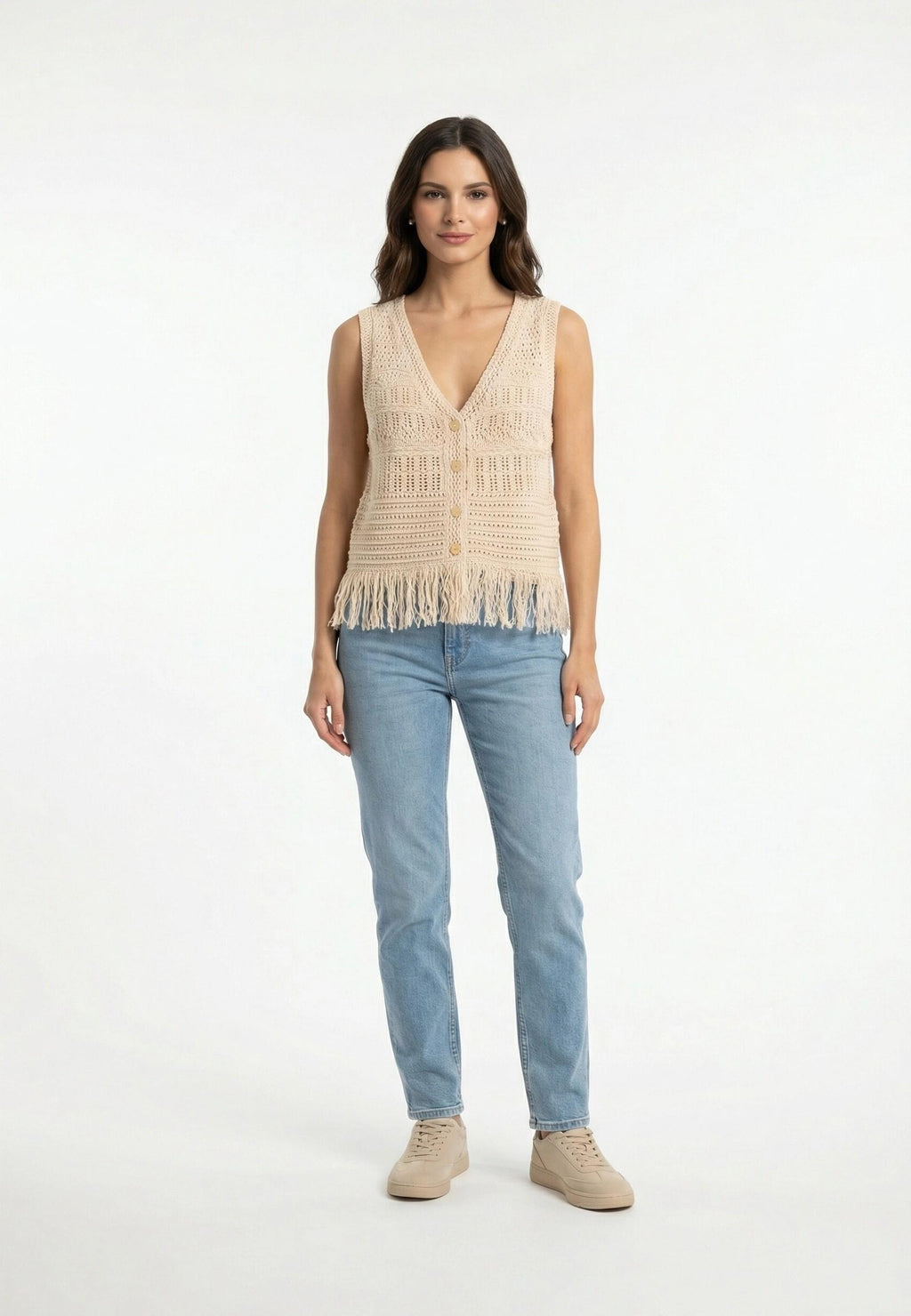 15364856/Ecru FMOP Button ONLY