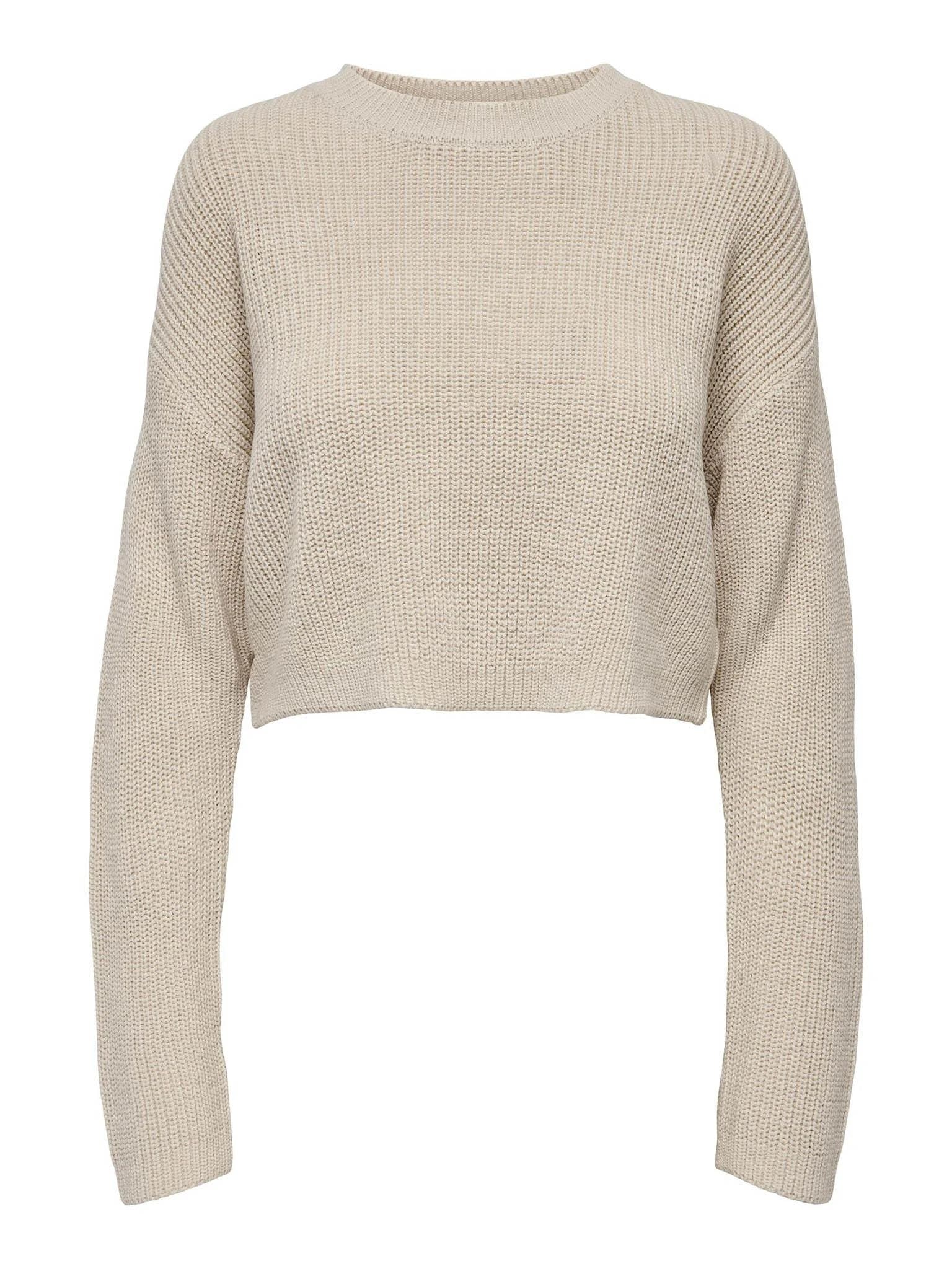 ONLMALAVI L/S CROPPED PULLOVER KNT NOOS 
