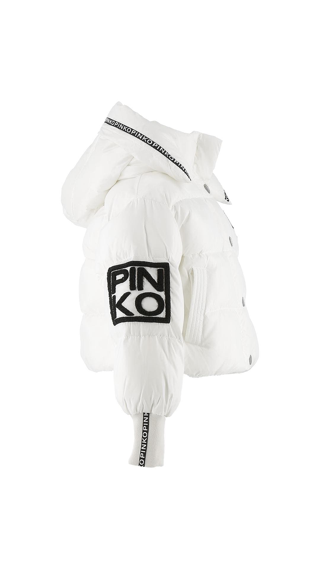 GIUBBOTTO IMBOTTITO CON LOGHI PINKO 