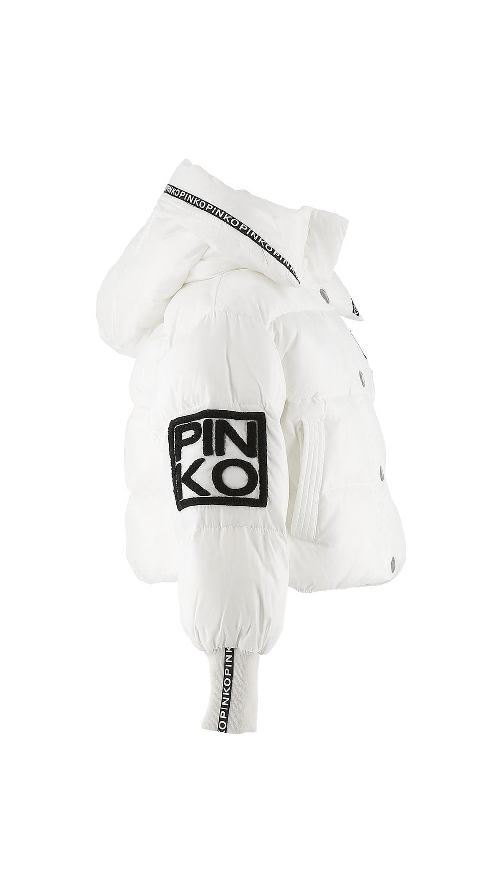 GIUBBOTTO IMBOTTITO CON LOGHI PINKO 