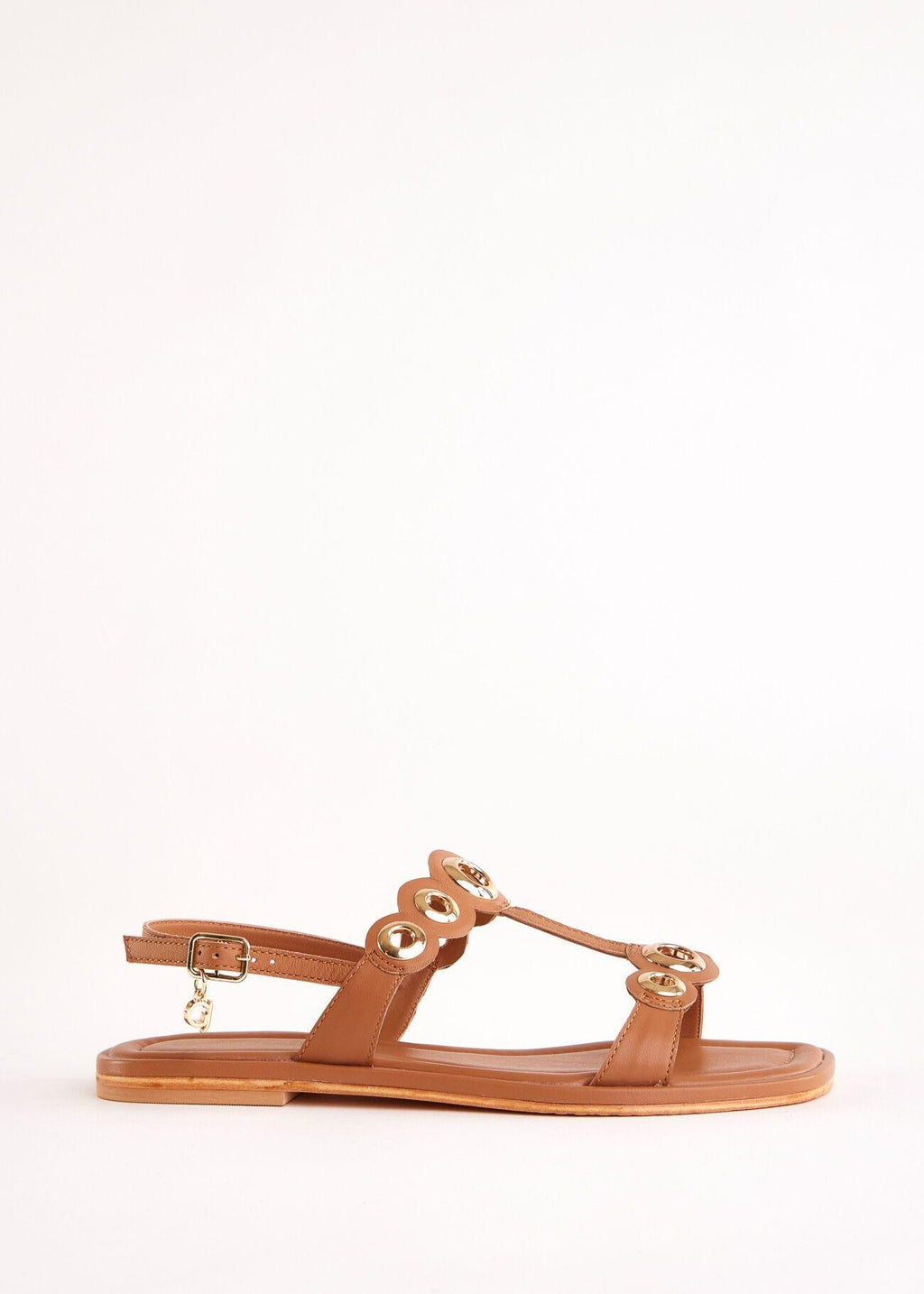 SANDALO FLAT DOREEN LEATHER 