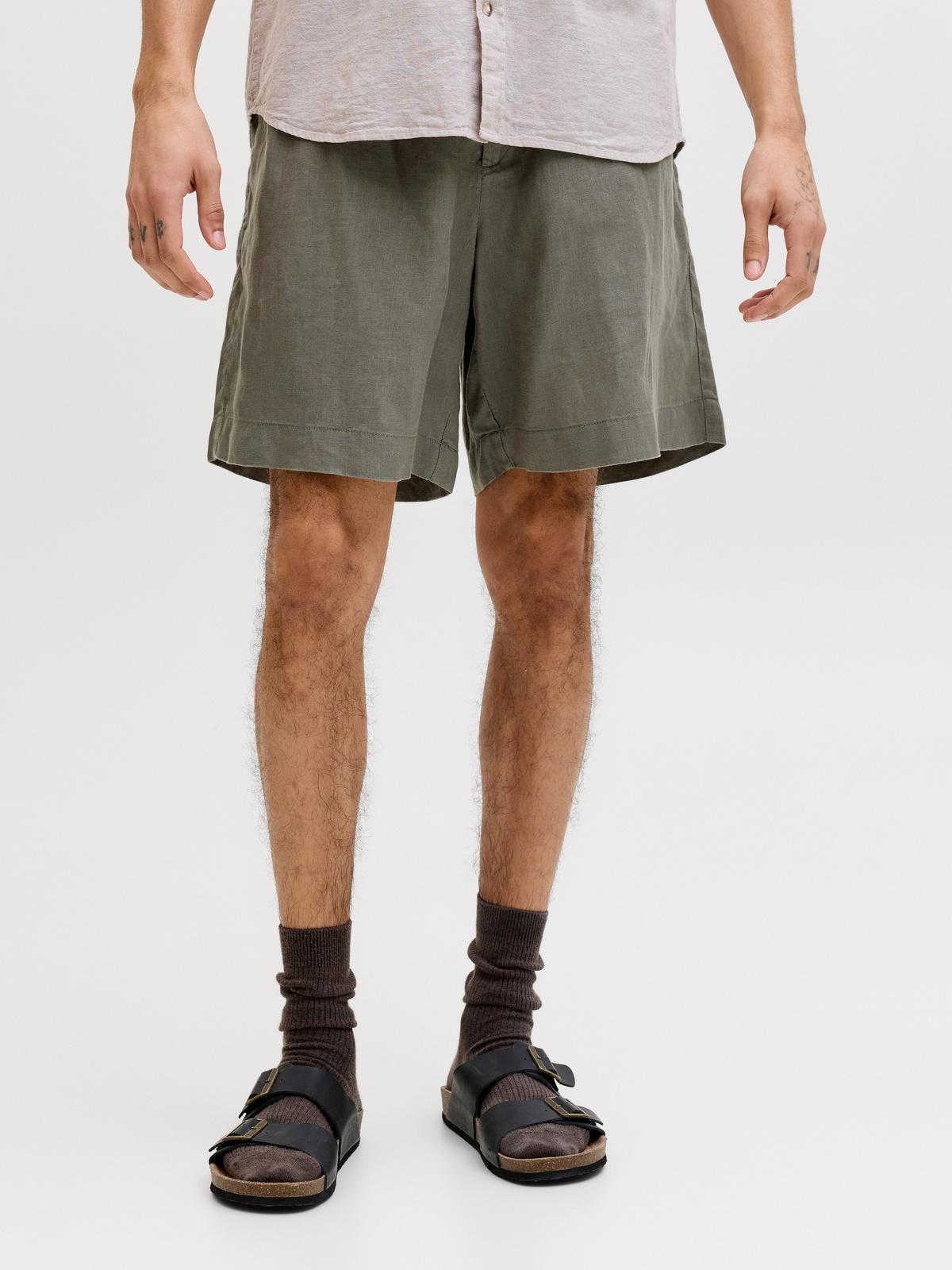 JPSTBILL LAWRENCE LINEN SHORTS REG LN 