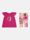 GUESS SET SS T-SHIRT+CAPRI LEGGINGS
